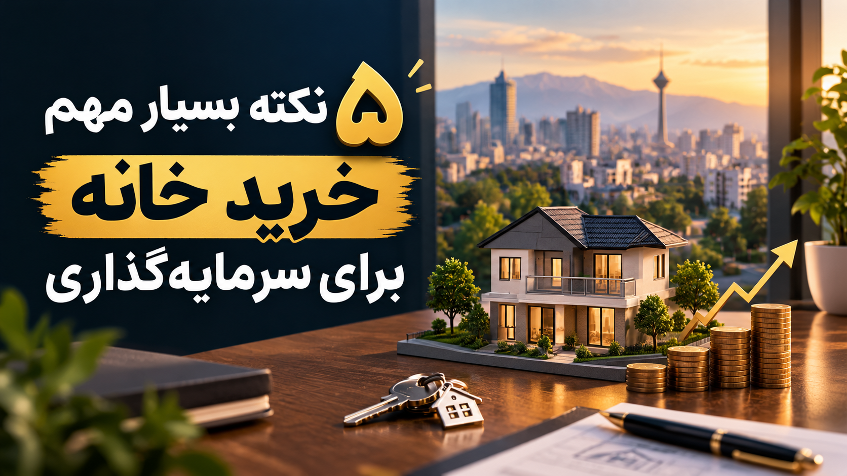 ۵ نکته بسیار مهم خرید خانه برای سرمایه‌گذاری