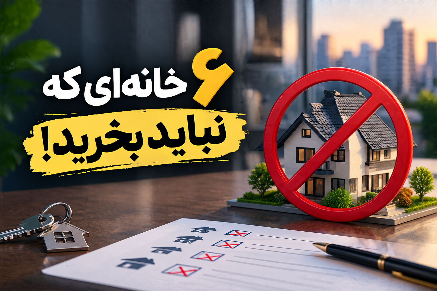 ۶ خانه‌ای که نباید بخرید + روش تشخیص